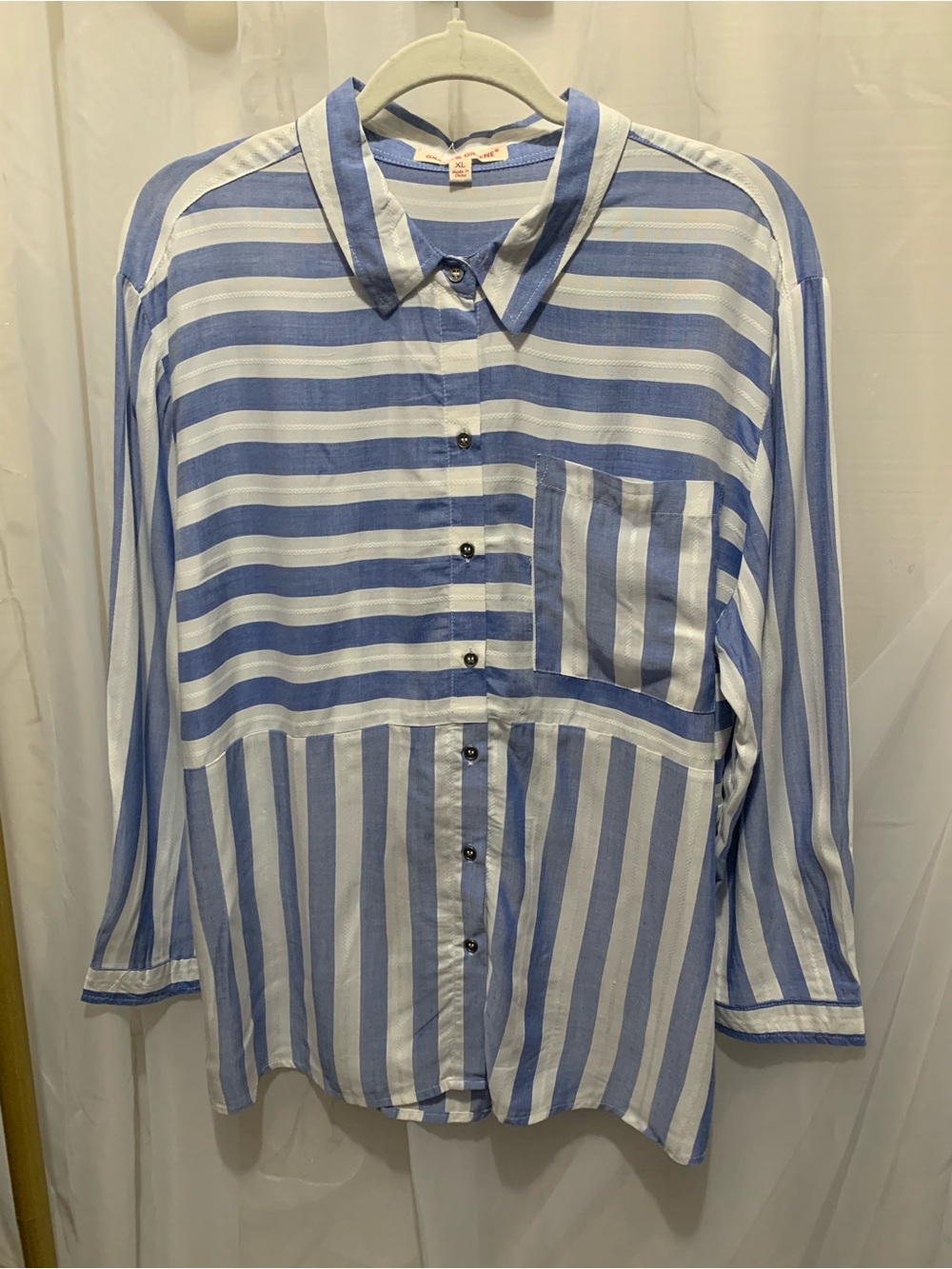 Grand & Greene Striped Button Down